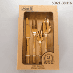 5002 16-Piece 18/0 Stainless Steel Flatware Set for Wholesale product image