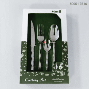 5005 16-Piece 18/0 Stainless Steel Flatware Set for Wholesale