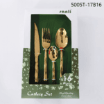5005 16-Piece 18/0 Stainless Steel Flatware Set for Wholesale product image