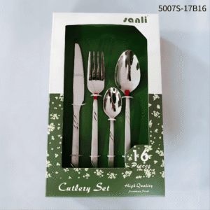 5007 16-Piece 18/0 Stainless Steel Flatware Set for Wholesale
