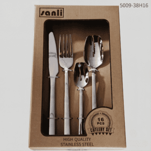 5009 16-Piece 18/0 Stainless Steel Flatware Set for Wholesale