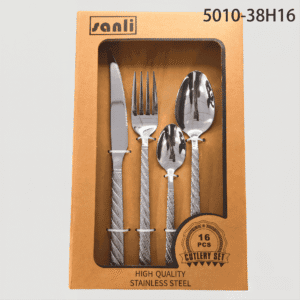 5010 16-Piece 18/0 Stainless Steel Flatware Set for Wholesale