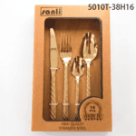 5010 16-Piece 18/0 Stainless Steel Flatware Set for Wholesale product image