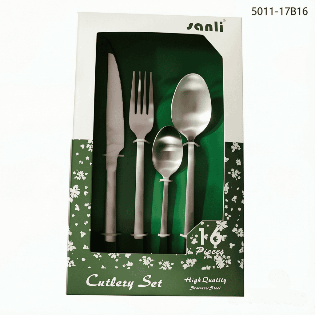 5011 16-Piece 18/0 Stainless Steel Flatware Set for Wholesale
