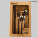 5011 16-Piece 18/0 Stainless Steel Flatware Set for Wholesale product image
