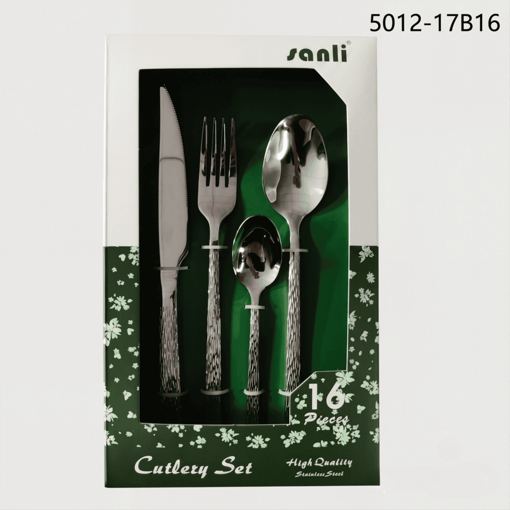 5012 16-Piece 18/0 Stainless Steel Flatware Set for Wholesale