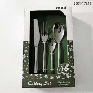 5601 16-Piece 18/0 Stainless Steel Flatware Set for Wholesale