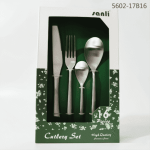 5602 16-Piece 18/0 Stainless Steel Flatware Set for Wholesale