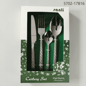 5702 16-Piece 18/0 Stainless Steel Flatware Set for Wholesale