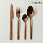 5702 16-Piece 18/0 Stainless Steel Flatware Set for Wholesale product image