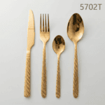 5702 16-Piece 18/0 Stainless Steel Flatware Set for Wholesale product image