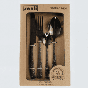5801 16-Piece 18/0 Stainless Steel Flatware Set for Wholesale