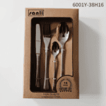 6001 16-Piece 18/0 Stainless Steel Flatware Set for Wholesale product image
