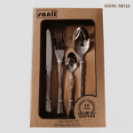 6004 16-Piece 18/0 Stainless Steel Flatware Set for Wholesale product image