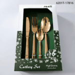 6201 16-Piece 18/0 Stainless Steel Flatware Set for Wholesale product image