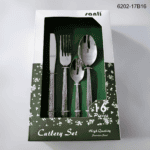 6202 16-Piece 18/0 Stainless Steel Flatware Set for Wholesale product image