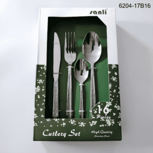 6204 16-Piece 18/0 Stainless Steel Flatware Set for Wholesale