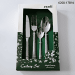 6208 16-Piece 18/0 Stainless Steel Flatware Set for Wholesale product image