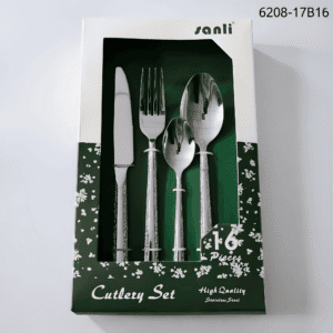 6208 16-Piece 18/0 Stainless Steel Flatware Set for Wholesale
