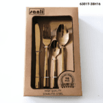 6301 16-Piece 18/0 Stainless Steel Flatware Set for Wholesale product image