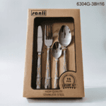 6304 16-Piece 18/0 Stainless Steel Flatware Set for Wholesale product image