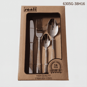 6305 16-Piece 18/0 Stainless Steel Flatware Set for Wholesale