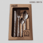 6306 16-Piece 18/0 Stainless Steel Flatware Set for Wholesale product image