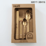 6801 16-Piece 18/0 Stainless Steel Flatware Set for Wholesale product image
