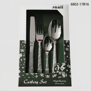 6802 16-Piece 18/0 Stainless Steel Flatware Set for Wholesale