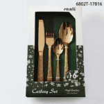 6802 16-Piece 18/0 Stainless Steel Flatware Set for Wholesale product image