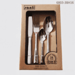 6803 16-Piece 18/0 Stainless Steel Flatware Set for Wholesale product image