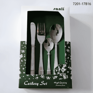 7201 16-Piece 18/0 Stainless Steel Flatware Set for Wholesale