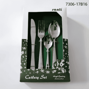 7306 16-Piece 18/0 Stainless Steel Flatware Set for Wholesale