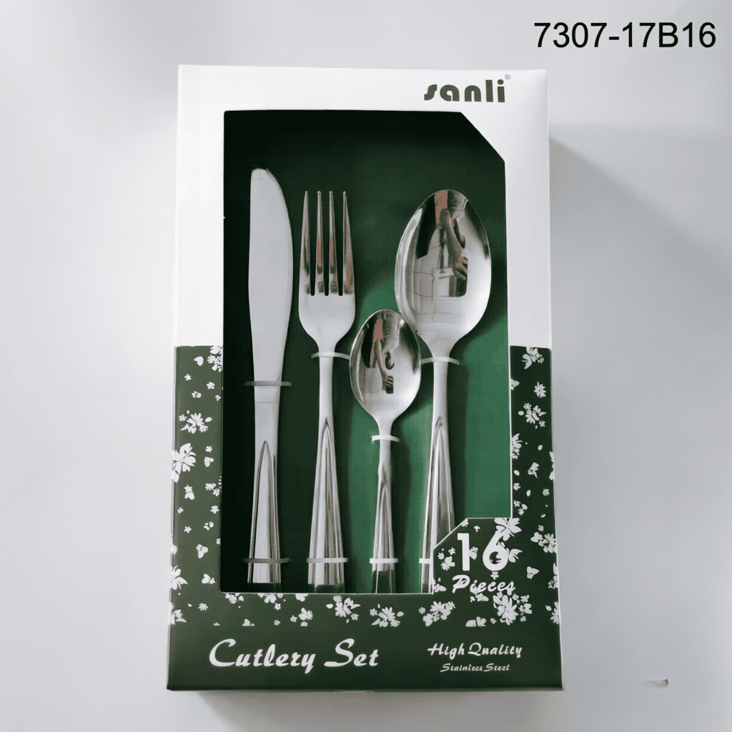 7307 16-Piece 18/0 Stainless Steel Flatware Set for Wholesale