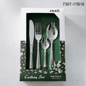 7307 16-Piece 18/0 Stainless Steel Flatware Set for Wholesale