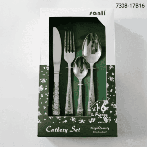 7308 16-Piece 18/0 Stainless Steel Flatware Set for Wholesale