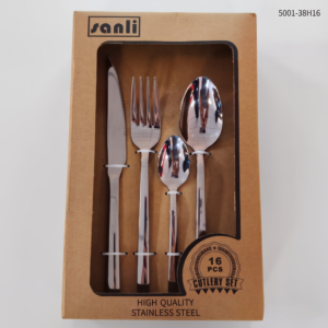 5001 Silver 16-piece flatware set in 38H gift box