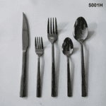 5001 20-Piece 18/0 Stainless Steel Smooth Tapered Handle Flatware Set for Wholesale product image