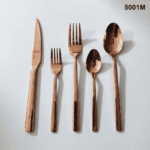 5001 20-Piece 18/0 Stainless Steel Smooth Tapered Handle Flatware Set for Wholesale product image