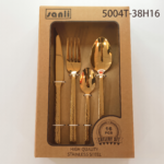 5004 16-Piece 18/0 Stainless Steel Flatware Set for Wholesale product image