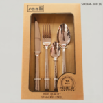 5004 16-Piece 18/0 Stainless Steel Flatware Set for Wholesale product image