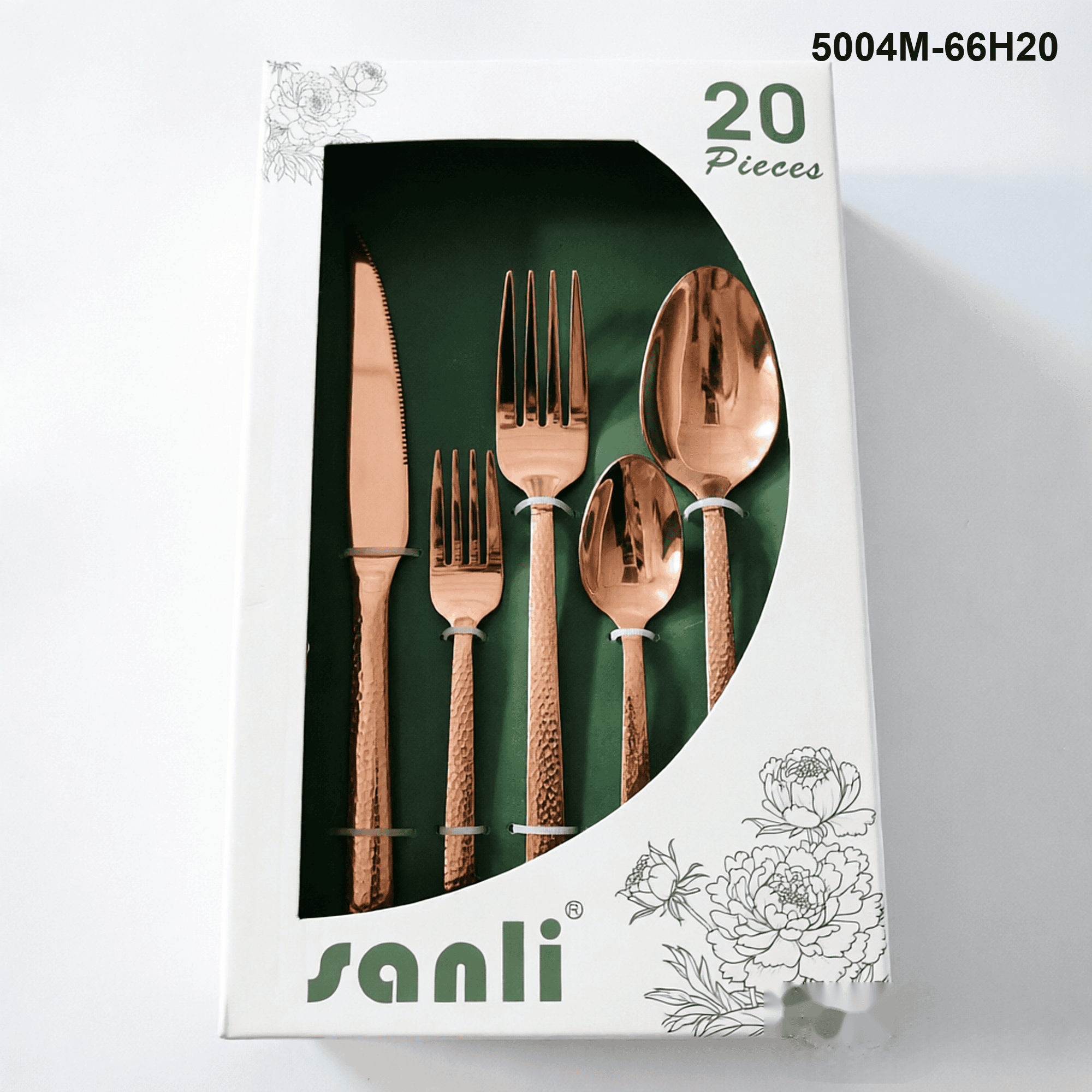 5004 20-piece flatware set 5004M-66H20 packaging