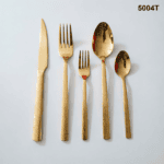 5004 20-Piece 18/0 Stainless Steel Hammered Handle Flatware Set for Wholesale product image