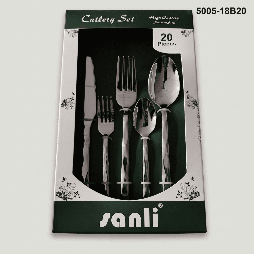 5005 20-piece flatware set 5005-18B20 packaging
