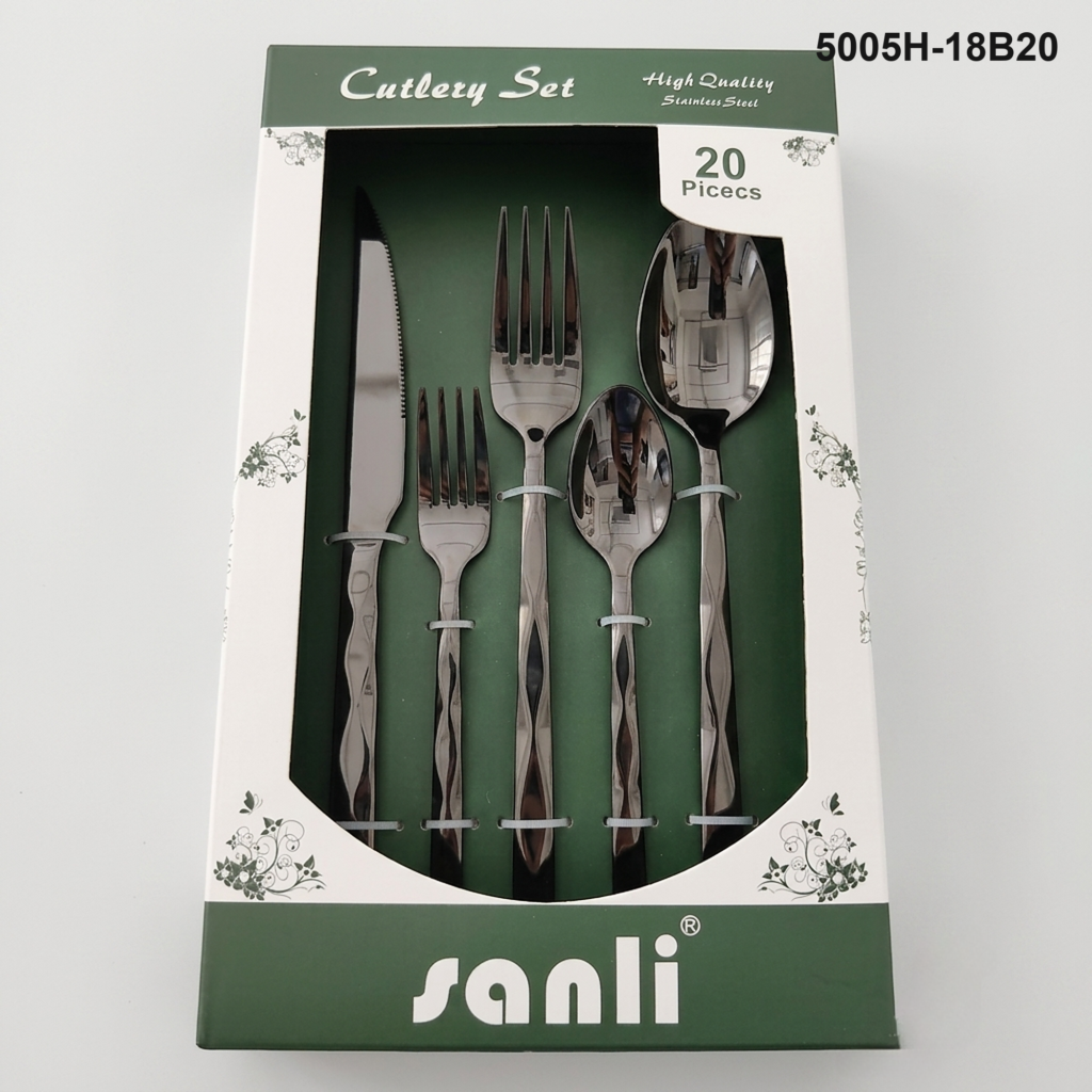 5005 20-piece flatware set 5005H-18B20 packaging