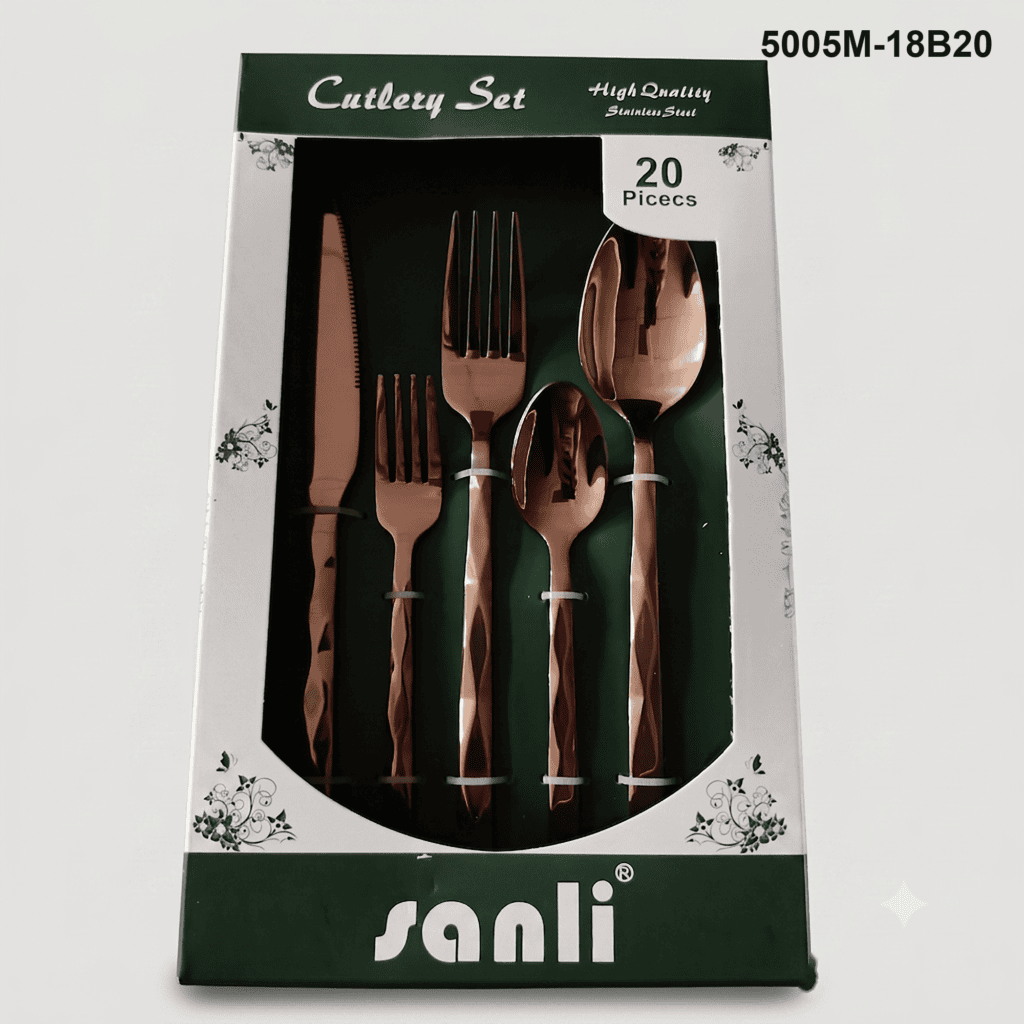 5005 20-piece flatware set 5005M-18B20 packaging