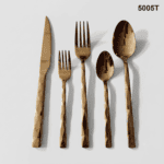 5005 20-Piece 18/0 Stainless Steel Faceted Handle Flatware Set for Wholesale product image
