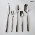 5009 20-Piece 18/0 Stainless Steel Minimalist Smooth Handle Flatware Set for Wholesale product image