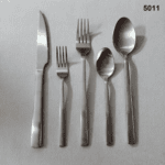 5011 20-Piece 18/0 Stainless Steel Satin Minimalist Handle Flatware Set for Wholesale product image