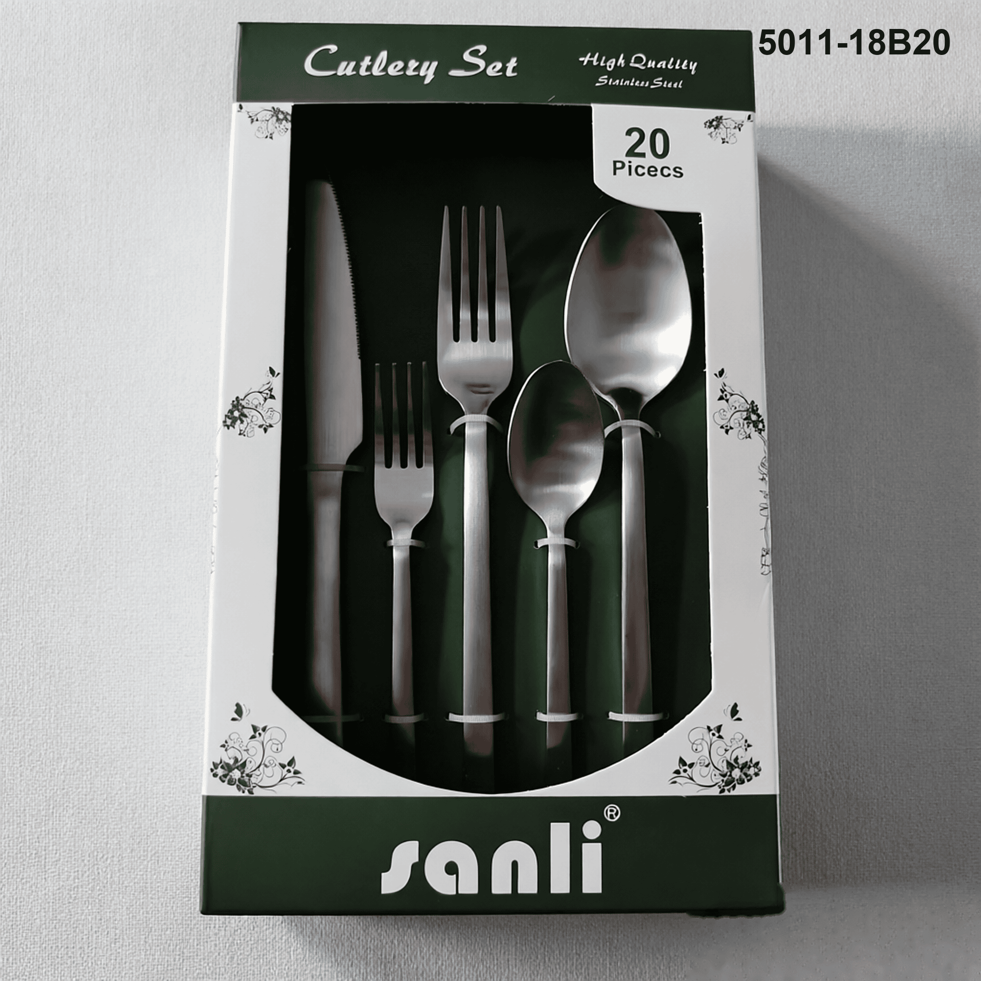 5011 20-piece flatware set 5011-18B20 packaging